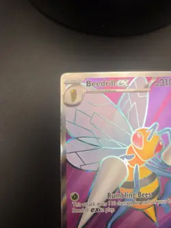 Beedrill ex #98/Full Art Double Ultra Rare Pokemon Chaos Rising NM+ Pokemon Card - Image 3