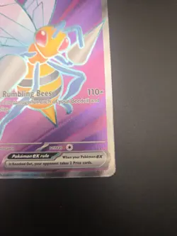 Beedrill ex #98/Full Art Double Ultra Rare Pokemon Chaos Rising NM+ Pokemon Card - Image 4