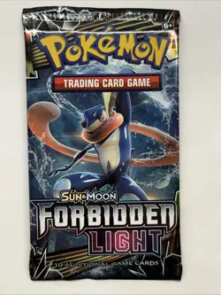 Pokemon TCG Sun & Moon Forbidden Light Sealed Booster Pack 10 Cards English - Image 1