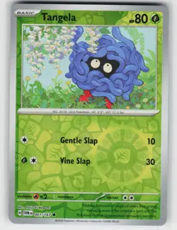 Tangela 001 Reverse Holo 167 C Twilight Masquerade NM Pokemon - Image 1