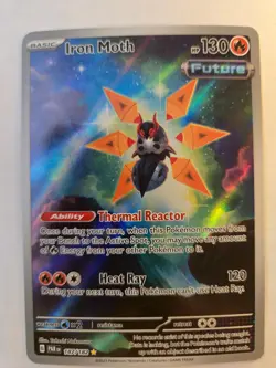 Iron Moth 187/182 Illustration Rare Paradox Rift NM/M Pokemon - Image 1