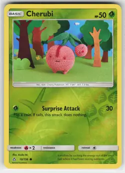 Cherubi 10 Reverse Holo 156 C Ultra Prism Pokemon Near Mint - Image 1