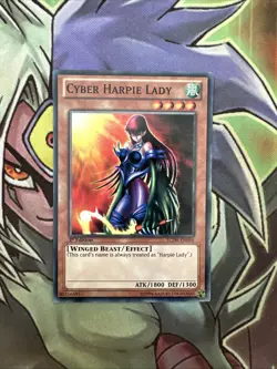 LCJW-EN096 Cyber Harpie Lady Common 1st Edition NM Yugioh Card - Image 1