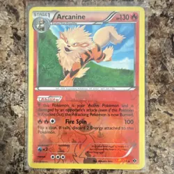 The Pokemon Company Pokemon TCG Arcanine 12/99 Next Destinies Reverse Holo Rare… - Image 1