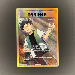Pokemon TCG Brock's Grit 107/108 Evolutions Ultra Rare Full Art Holo English - Image 1