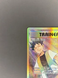 Pokemon TCG Brock's Grit 107/108 Evolutions Ultra Rare Full Art Holo English - Image 3