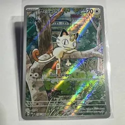 The Pokemon Company Meowth Me02: Phantasmal Flames Secret Rare Holo EN 106/094 - Image 1