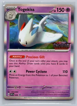 Togekiss (Prerelease) 038 Holo Promo Scarlet & Violet Promo Pokemon Near Mint - Image 1