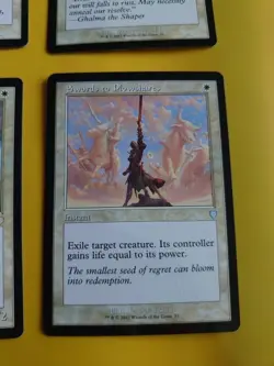 Phyrexian Rebirth,Teshar, Sword to plowshares, tempered steel MTG 4 Card. - Image 4