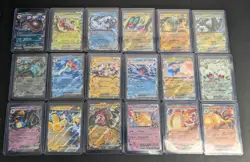 Pokemon 18 Card EX Lot Mewtwo, Quaquaval, Lycanroc, Bellibolt - Image 1