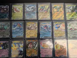 Pokemon 18 Card EX Lot Mewtwo, Quaquaval, Lycanroc, Bellibolt - Image 2