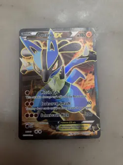 Lucario EX Full Art Ultra Rare 108/111 XY Furious Fists Pokemon Card LP - Image 1