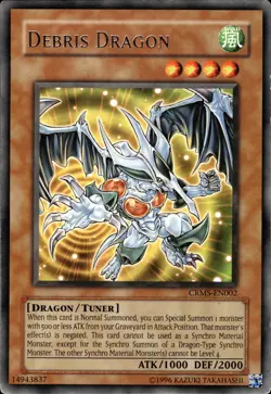 Debris Dragon - Rare CRMS-EN002 - LP - YuGiOh - Image 1