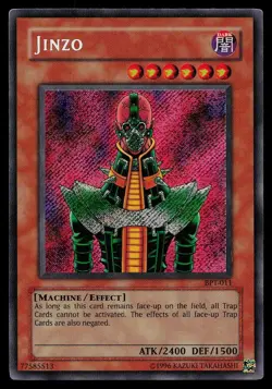 Yu-Gi-Oh Card 2003 Collectors Tin Jinzo BPT-011 Secret Rare - Image 1