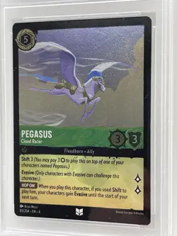 Pegasus - Cloud Racer Foil PSA 9 MINT 83/204 Disney Lorcana EN 4 Ursula's Return - Image 3