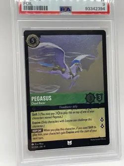 Pegasus - Cloud Racer Foil PSA 9 MINT 83/204 Disney Lorcana EN 4 Ursula's Return - Image 5
