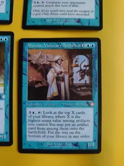 March of Progress,Filigree Attendant,Bident of Thassa, Muzzio,Visionary MTG Card - Image 2
