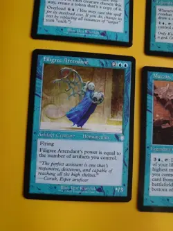 March of Progress,Filigree Attendant,Bident of Thassa, Muzzio,Visionary MTG Card - Image 5