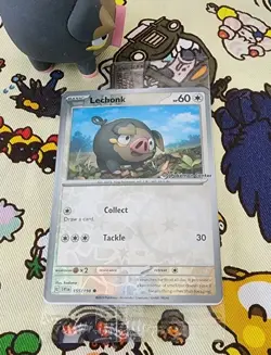 Pokemon TCG Center Exclusive Scarlet Violet Lechonk 155/198 Sealed Promo Card - Image 1