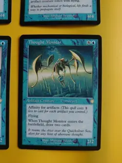 Vedalken humiliator,MAster Transmuter,Sharding Sphinx,Thought Monitor MTG Card. - Image 2