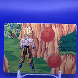 Son Goku Dragon Ball Z Card Bandai Shueisha 1992 Made In Japan Anime F/S - Image 5