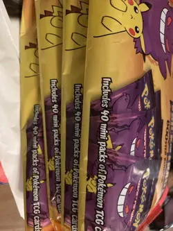 3 Nintendo Pokemon TCG BOOster Gengar Trick Or Trade Bundle - 360 Cards - Image 1