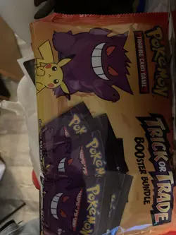 3 Nintendo Pokemon TCG BOOster Gengar Trick Or Trade Bundle - 360 Cards - Image 2