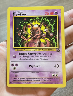 Mewtwo 14 Black Star Promo Pokemon Card WOTC - NM - Image 1