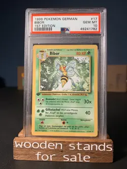 PSA 10 GEM MINT Bibor Beedrill 17/102 1st Edition German Base Rare Pokemon Card - Image 1