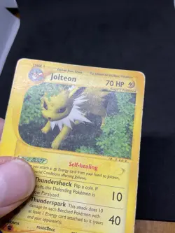 Jolteon 13/144 Skyridge Regular HEAVY PLAYED Pokemon - Image 4