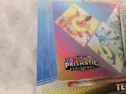 Set of 3 ~ Pokemon TCG Prismatic Evolutions Tech Sticker Collection Blister - Image 2