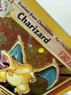 Charizard 004/130 LARGE SWIRL Base Set 2 Holo Rare English HP FREE SHIPPING - Image 4