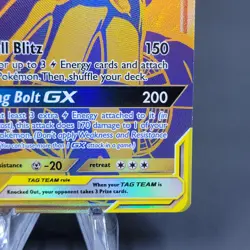 Pokemon TCG Pikachu & Zekrom GX SM248 Tag Team Sun & Moon Promo NM Holo - Image 5