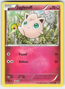Jigglypuff 65/124 Common Fates Collide Pokemon Near Mint - Image 1
