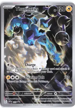 Thundurus 209 Holo Promo Scarlet & Violet Promo Pokemon NM - Image 1