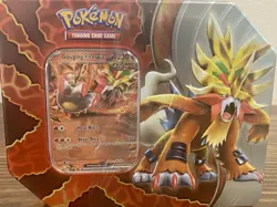 Pokemon TCG Sealed Tin - 5 Booster Packs Inside - Brand New - Sealed - Image 1