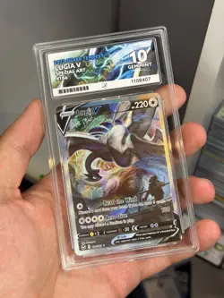 Lugia V 186/195 Silver Tempest Alt Art Pokemon TCG - Ace 10 Gem Mint - Image 1