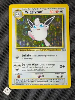 Wigglytuff 16/64 - Jungle Unlimited Holo Rare Pokemon TCG MP - Image 1