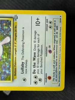 Wigglytuff 16/64 - Jungle Unlimited Holo Rare Pokemon TCG MP - Image 5