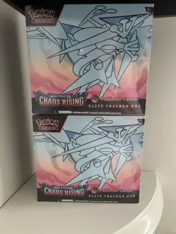 Pokemon Center ETB Elite Trainer Box - Chaos Rising - Factory Sealed Lot of 2 - Image 1