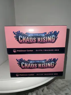 Pokemon Center ETB Elite Trainer Box - Chaos Rising - Factory Sealed Lot of 2 - Image 5