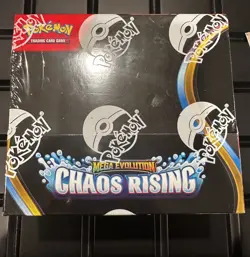 Pokemon Chaos Rising Booster Box New Sealed - Image 1