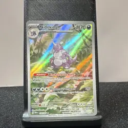 Pokemon TCG Nidoking 174/165 Scarlet & Violet 151 Illustration Rare Holo Eng - Image 1