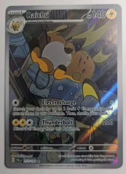 Pokemon TCG Raichu Holo Card Scarlet & Violet Paldea Evolved 211/193 IR - Image 1
