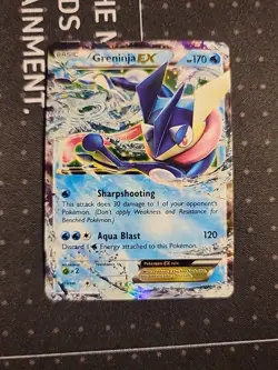 Greninja EX - XY20 - Pokemon XY Black Star Promo Ultra Rare Card, See Pics - Image 1