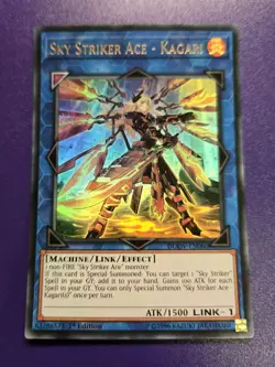 *EURO ENGLISH* Sky Striker Ace - Kagari Ultra Rare 1st Ed DUOV-EN060 NM Yugioh - Image 1