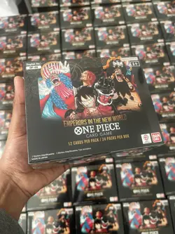 One Piece - OP09 Emperors in the New World English Booster Box - Sealed - Image 2