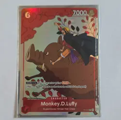 Bandai One Piece Card Game Monkey D. Luffy P-001 Promo Alt Art Foil EN 7000 - Image 1