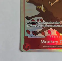 Bandai One Piece Card Game Monkey D. Luffy P-001 Promo Alt Art Foil EN 7000 - Image 3