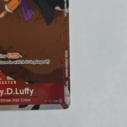 Bandai One Piece Card Game Monkey D. Luffy P-001 Promo Alt Art Foil EN 7000 - Image 4